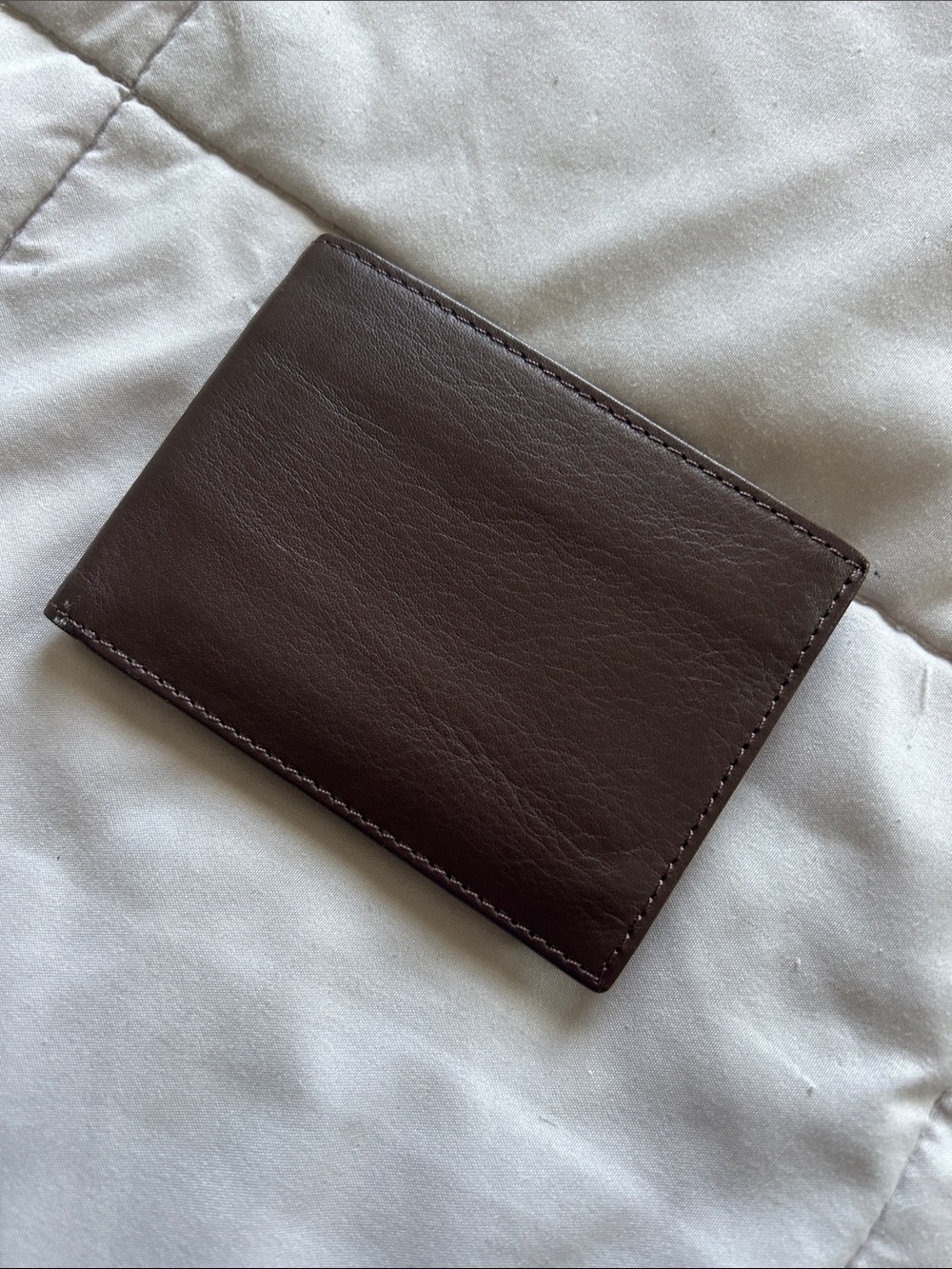 Brown men leather wallet